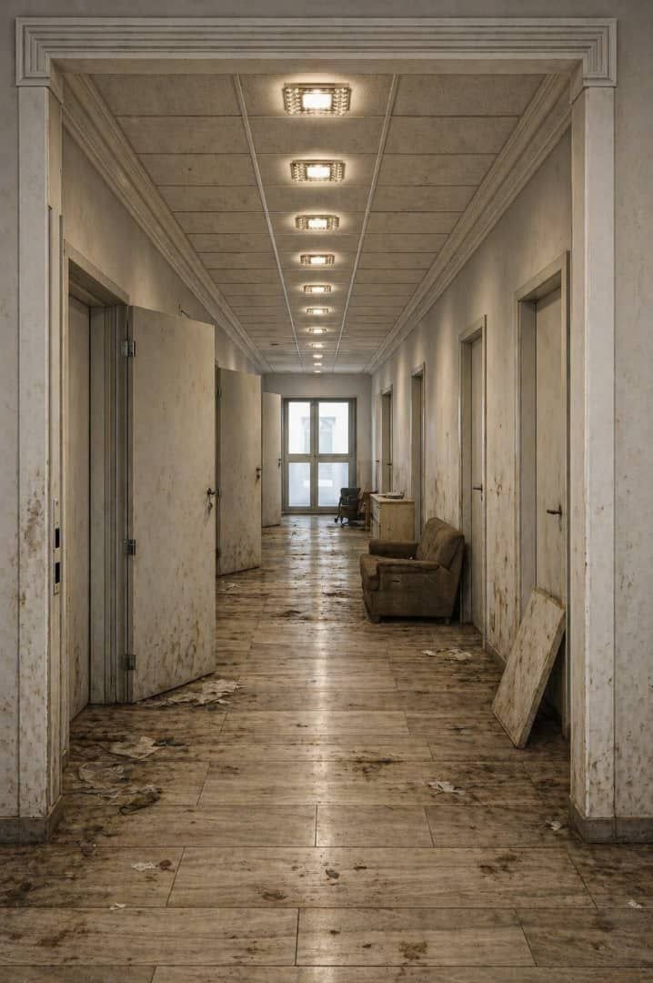 Flur vor dem Ausbau